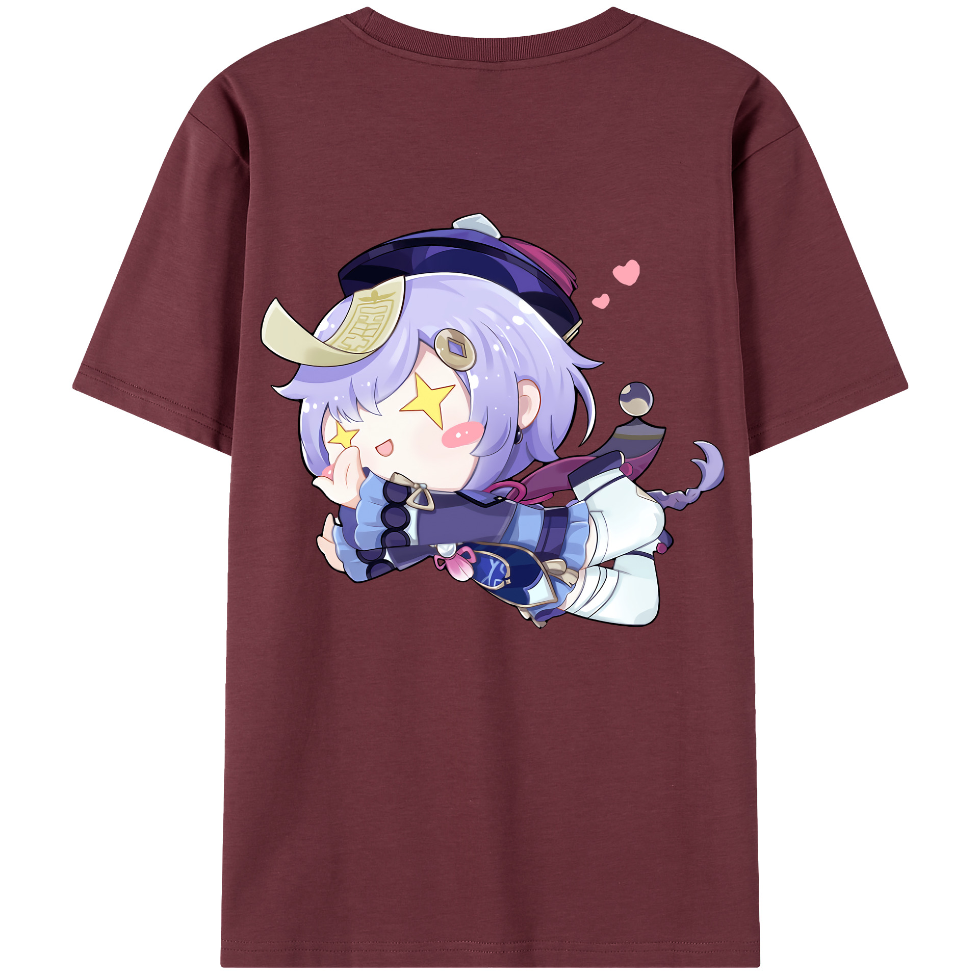 げんし神 七七 なな  genshin Nana 綿100％半袖Tシャツ（背面プリント）